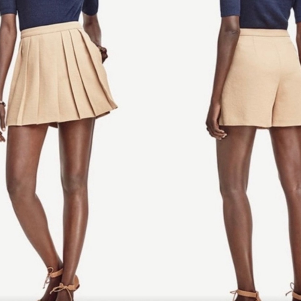 Ann Taylor Pleated Front Skort